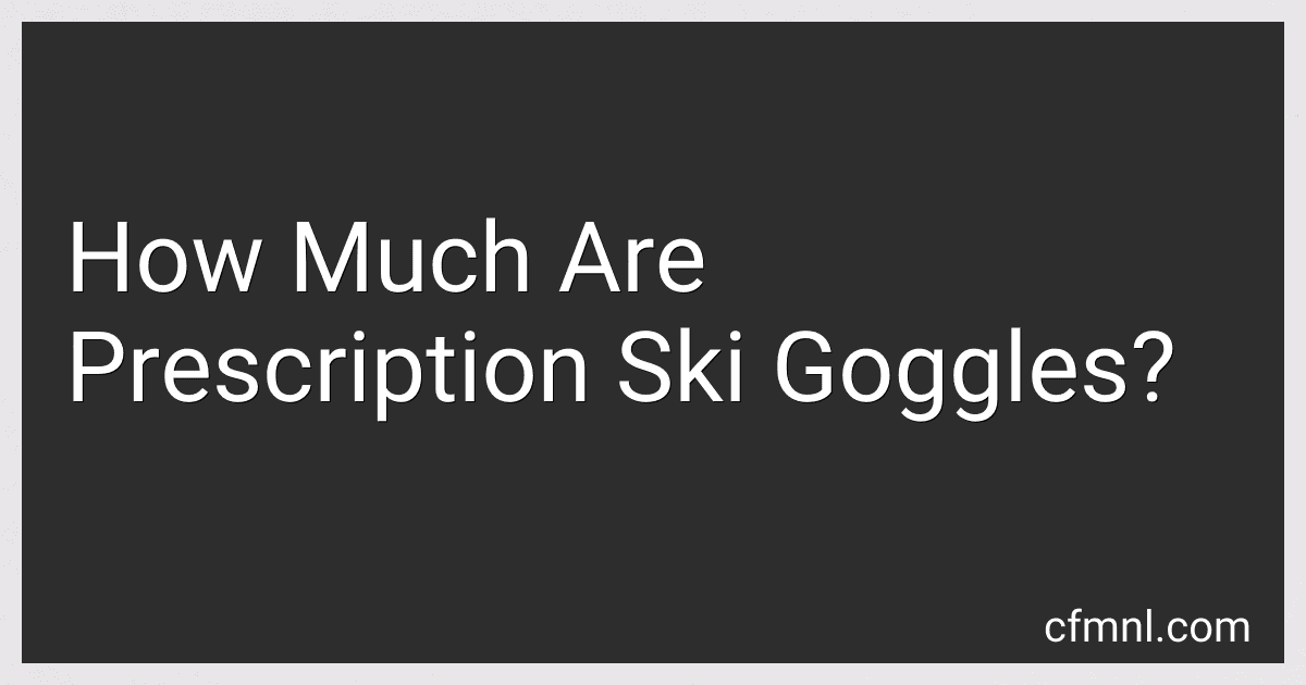 How Much Are Prescription Ski Goggles? preview