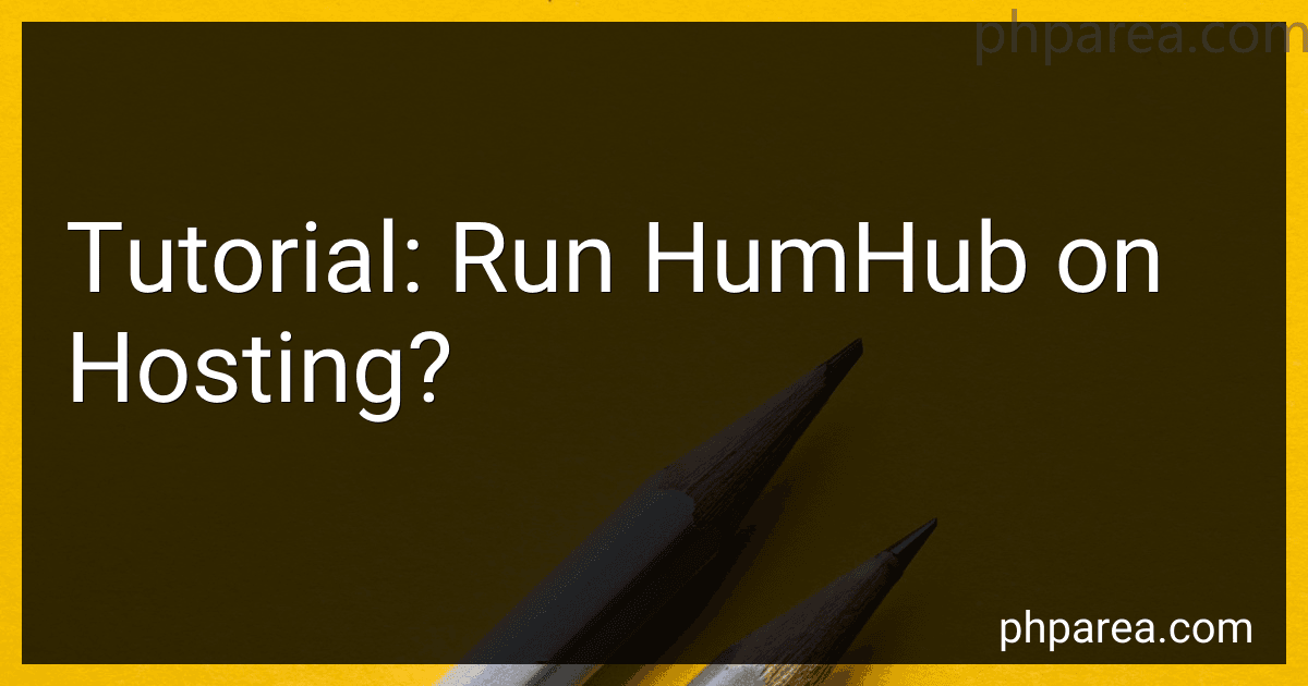 Tutorial: Run HumHub on Hosting? image