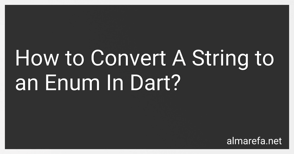 How to Convert A String to an Enum In Dart? image