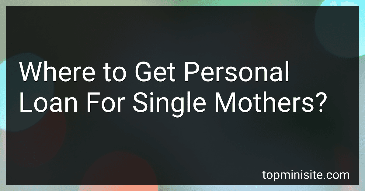 Where to Get Personal Loan For Single Mothers? image