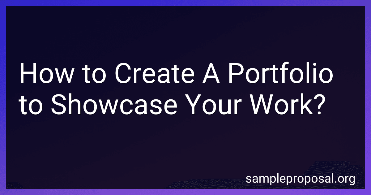 How to Create A Portfolio to Showcase Your Work? image