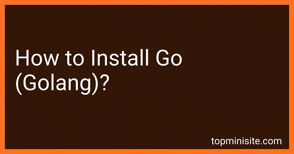 How to Install Go (Golang)? image