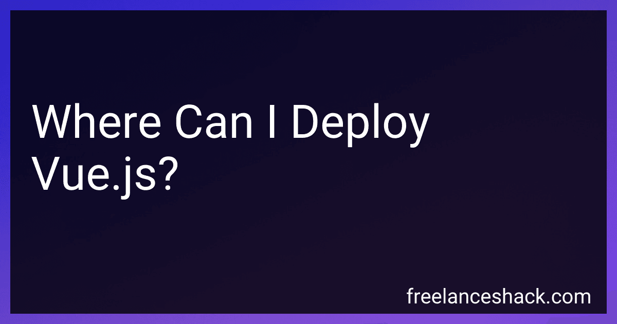 Where Can I Deploy Vue.js? preview
