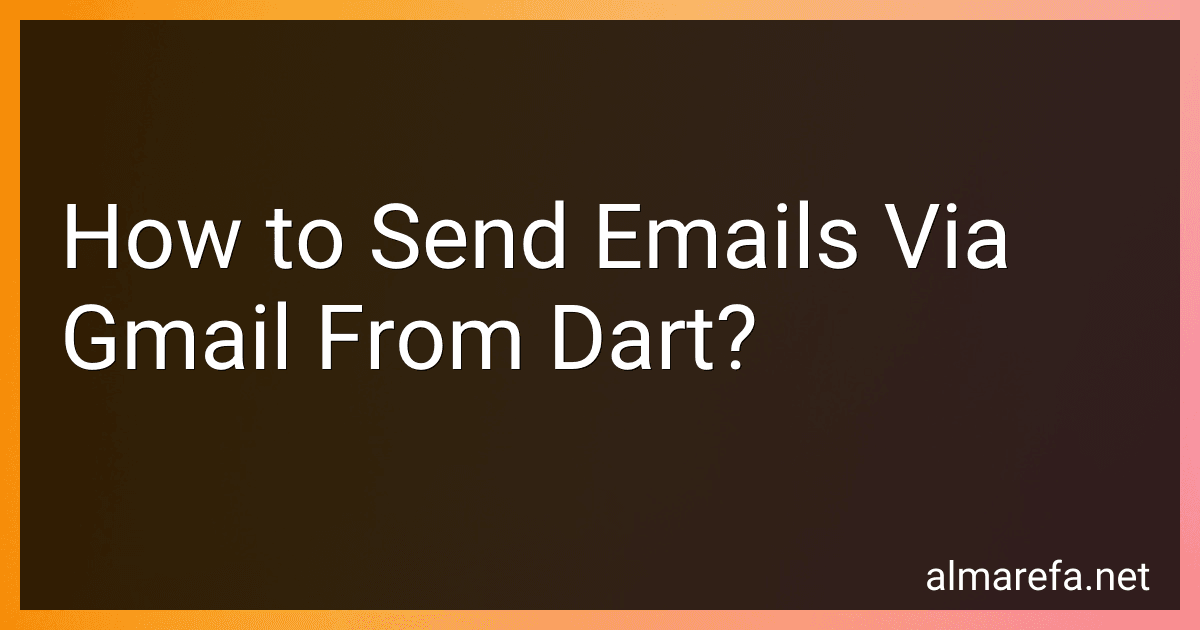 How to Send Emails Via Gmail From Dart? image