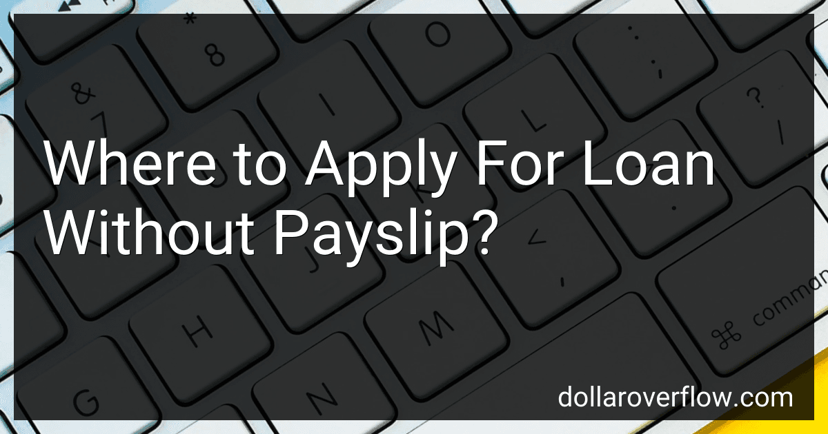 Where to Apply For Loan Without Payslip? image