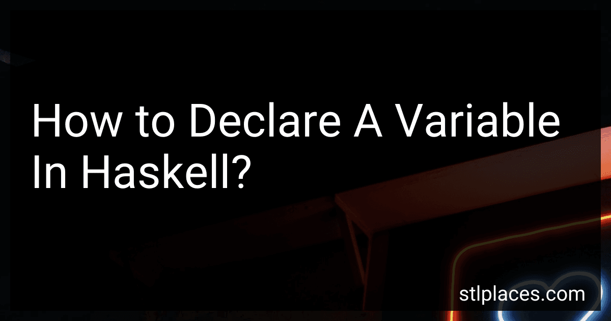 How to Declare A Variable In Haskell? image
