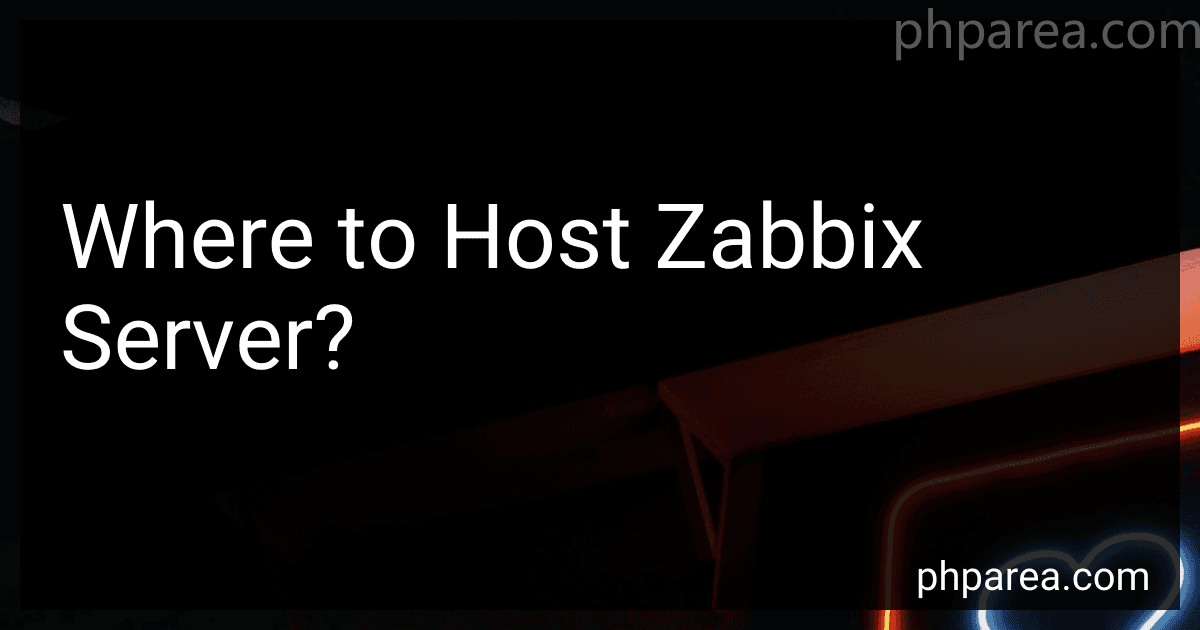 Where to Host Zabbix Server? image