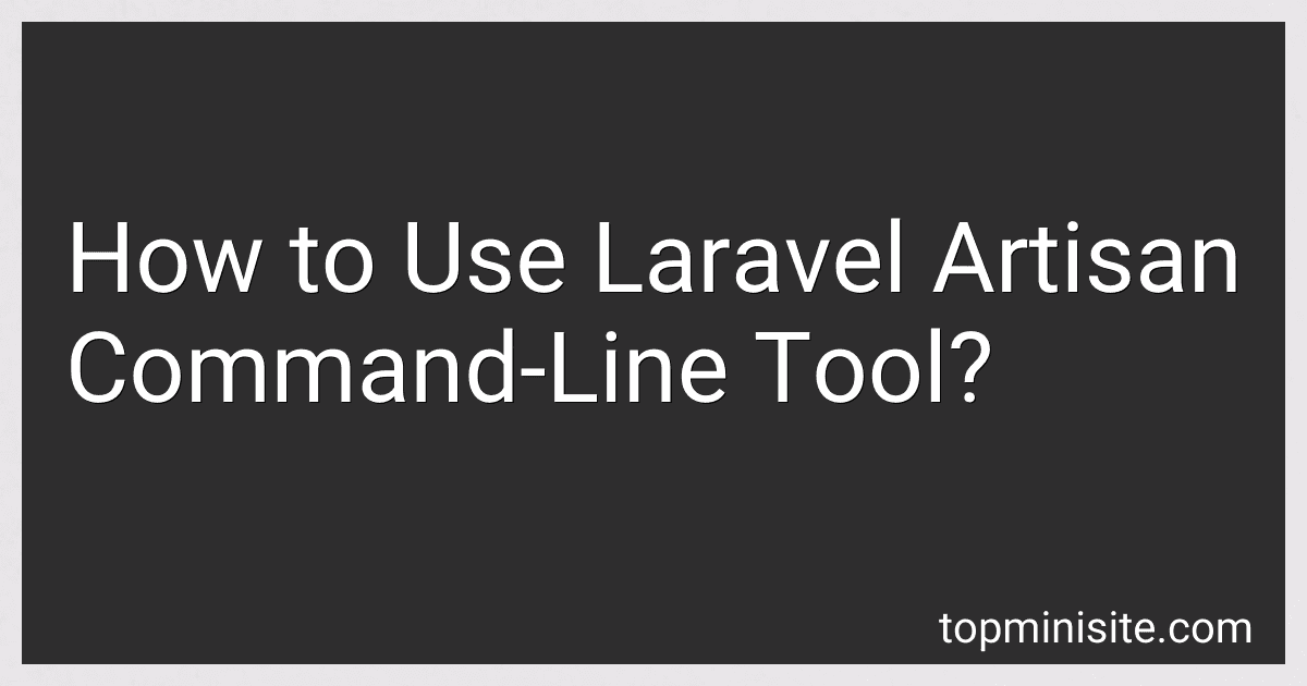 How to Use Laravel Artisan Command-Line Tool? image