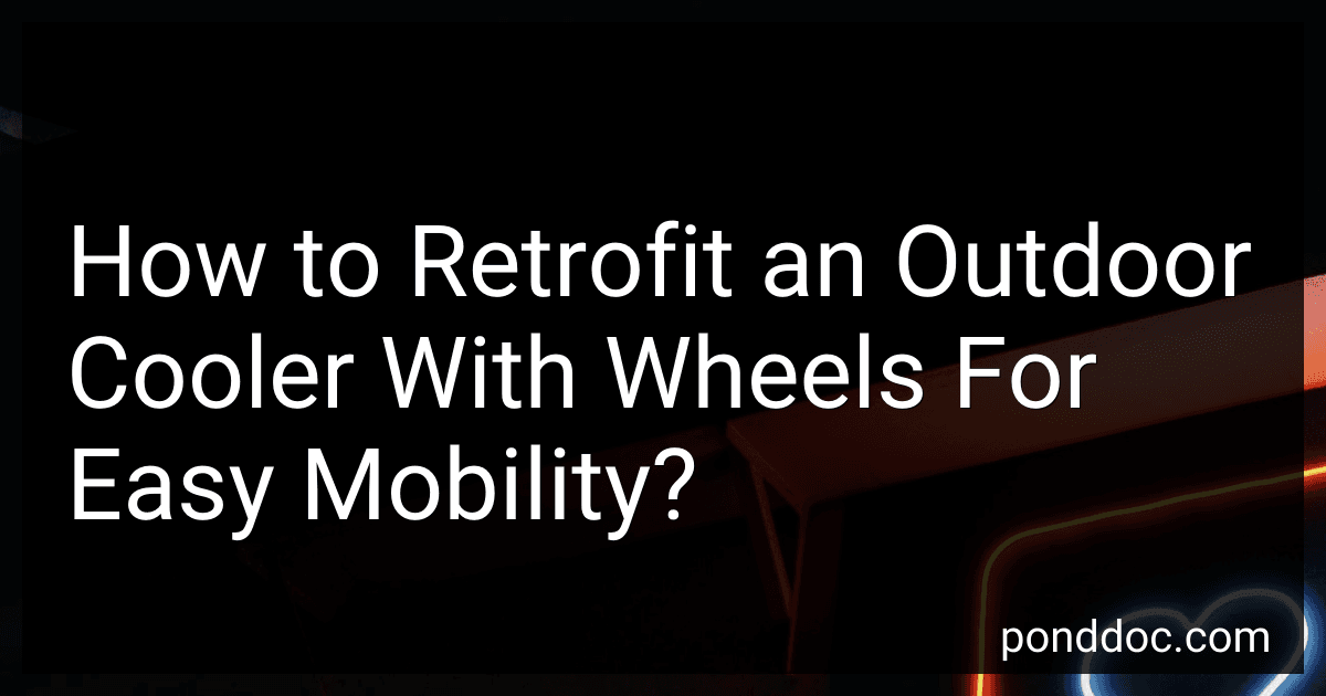 How to Retrofit an Outdoor Cooler With Wheels For Easy Mobility? image