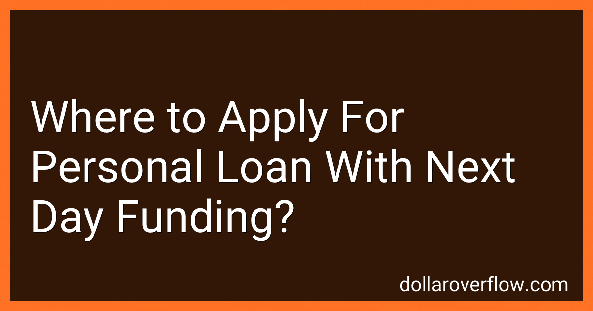 Where to Apply For Personal Loan With Next Day Funding? image
