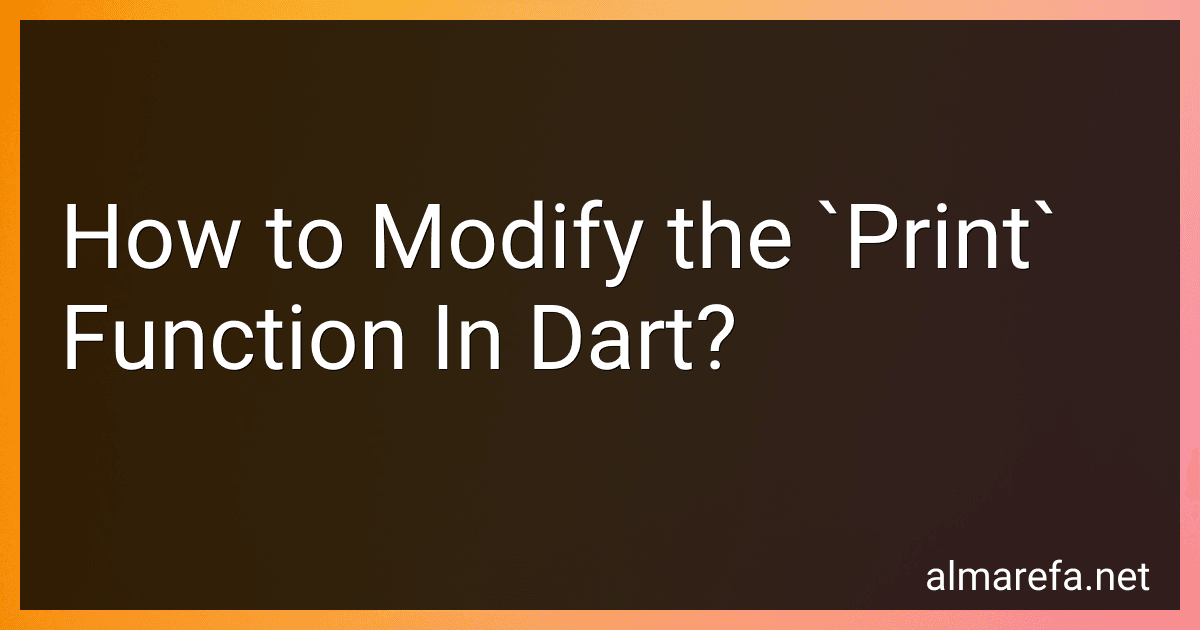How to Modify the `Print` Function In Dart? image