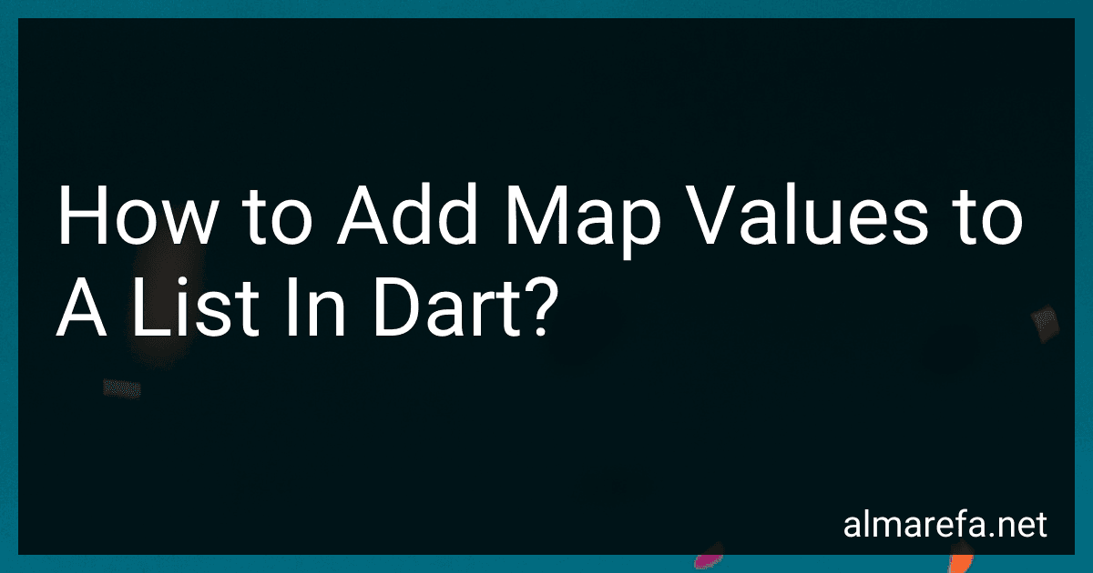 How to Add Map Values to A List In Dart? image