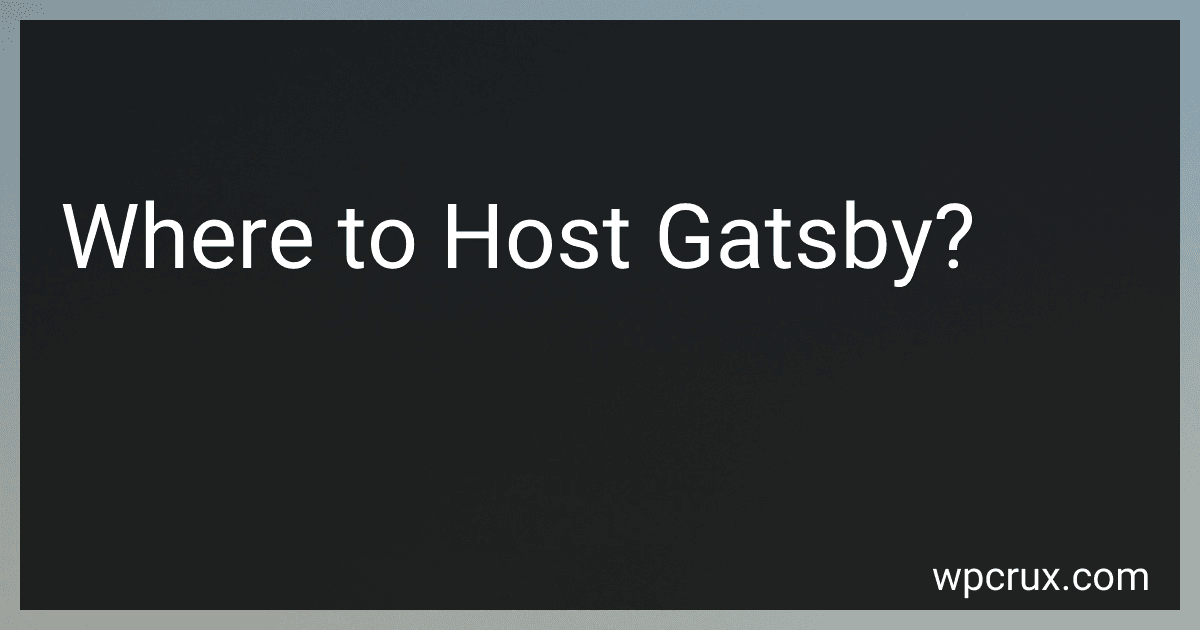 Where to Host Gatsby? image
