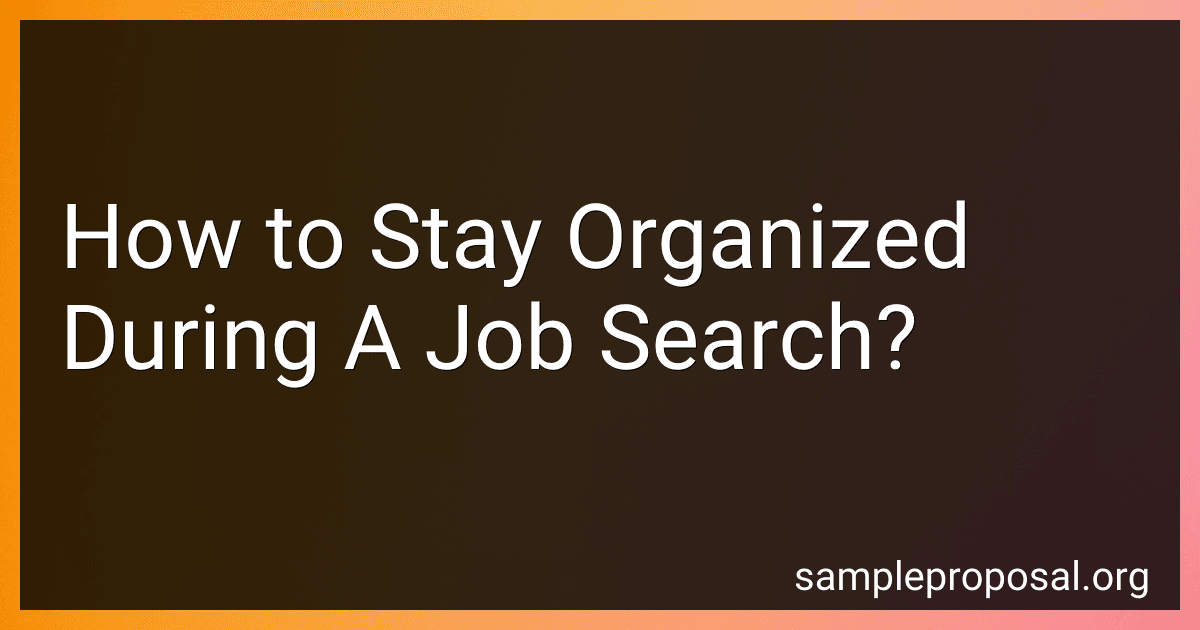 How to Stay Organized During A Job Search? image