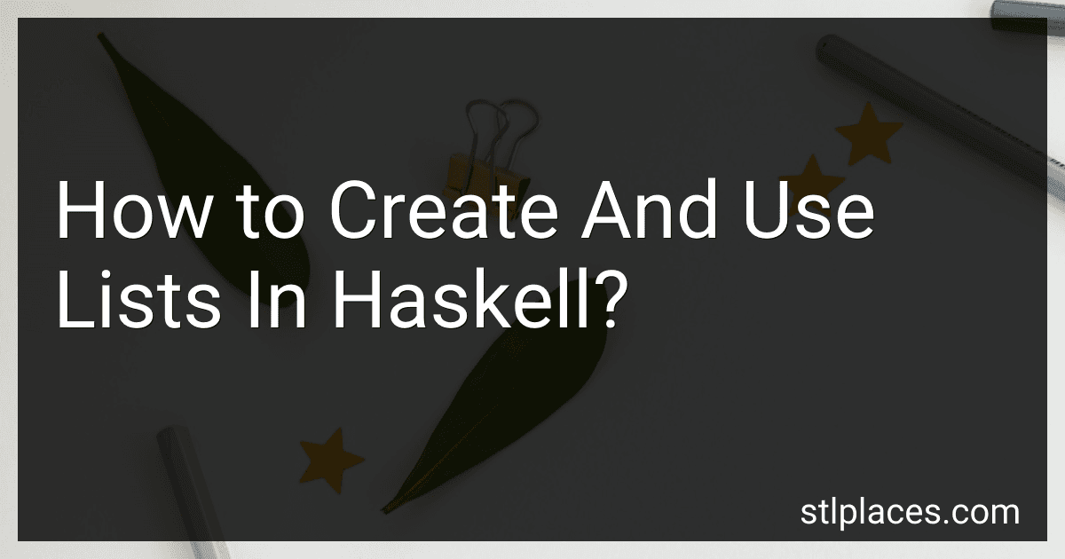 How to Create And Use Lists In Haskell? image