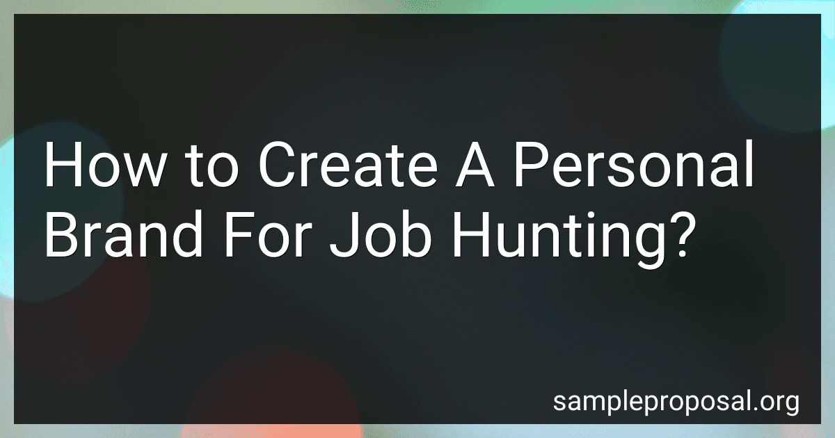 How to Create A Personal Brand For Job Hunting? image