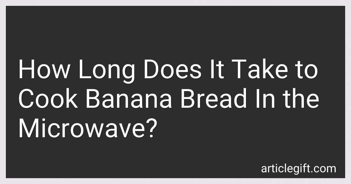 How Long Does It Take to Cook Banana Bread In the Microwave? image