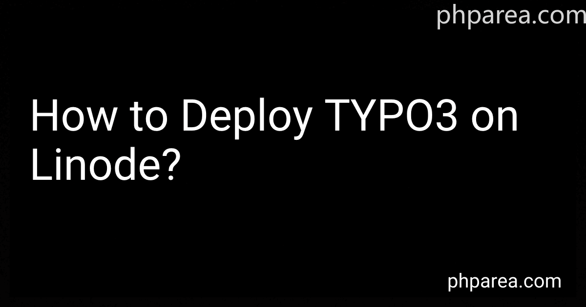 How to Deploy TYPO3 on Linode? image