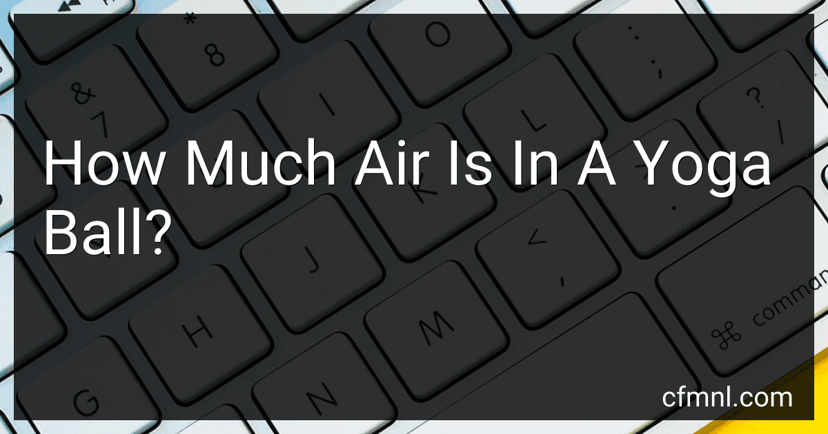 How Much Air Is In A Yoga Ball? image