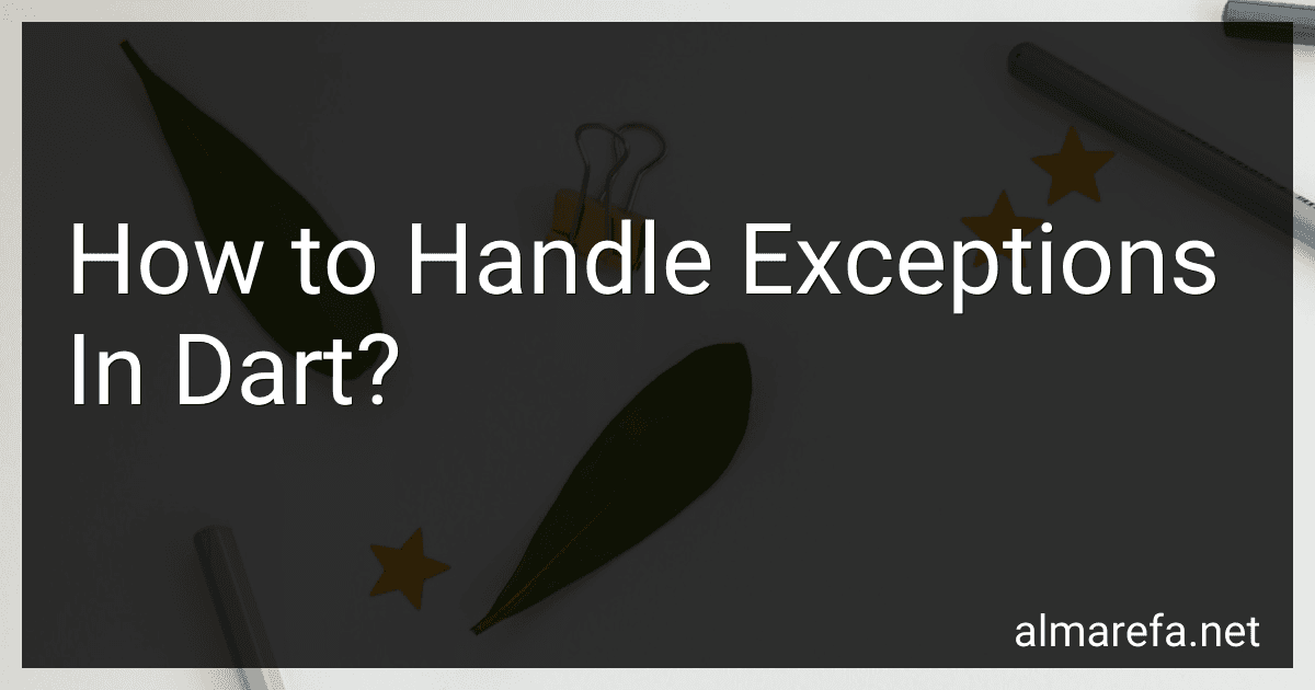 How to Handle Exceptions In Dart? image