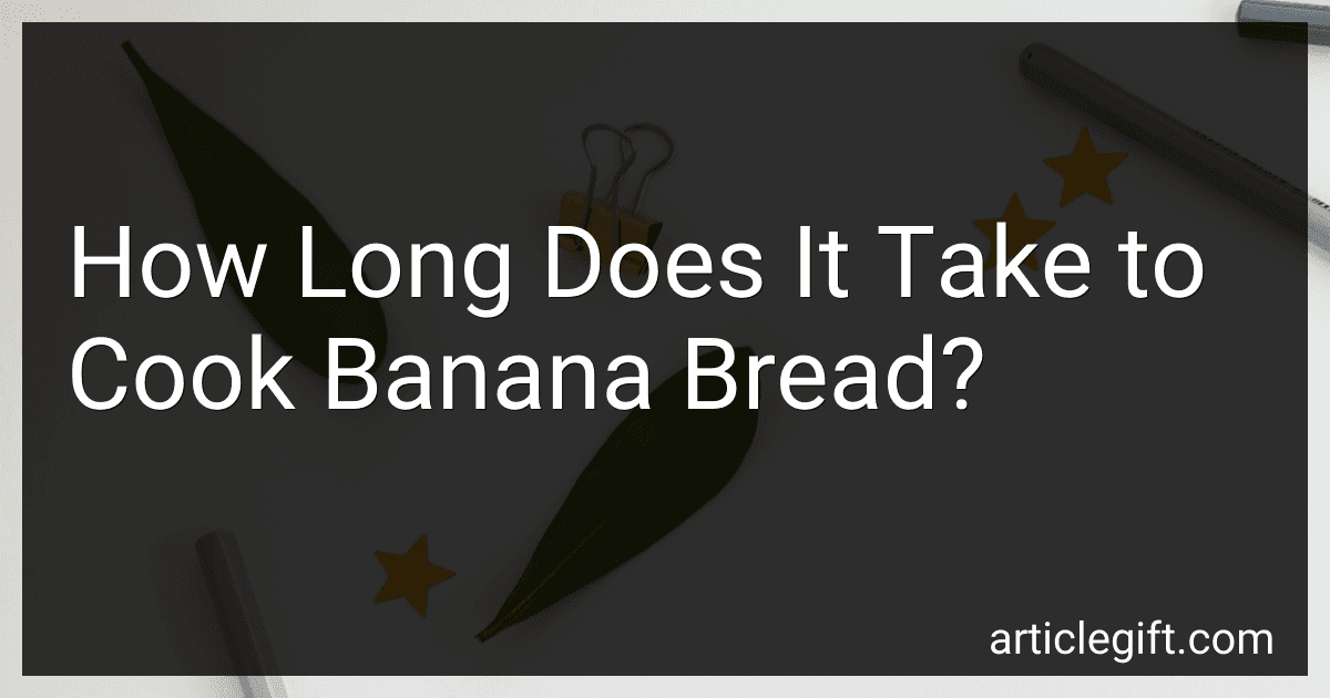 How Long Does It Take to Cook Banana Bread? image