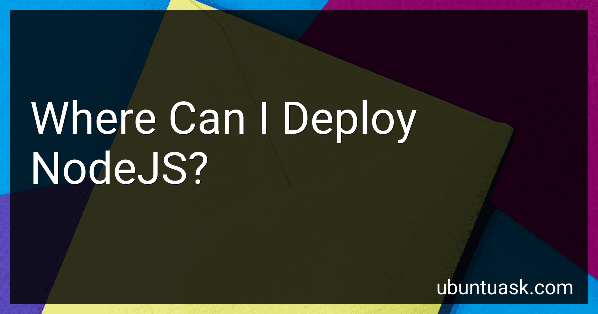Where Can I Deploy NodeJS? image