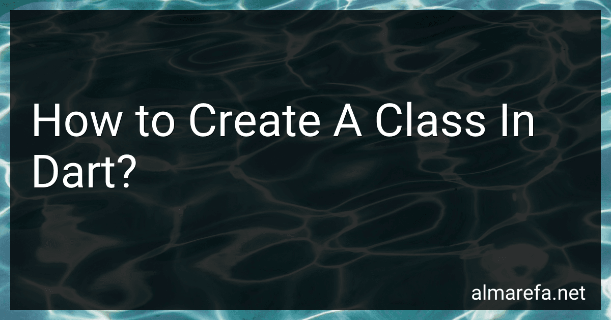 How to Create A Class In Dart? image