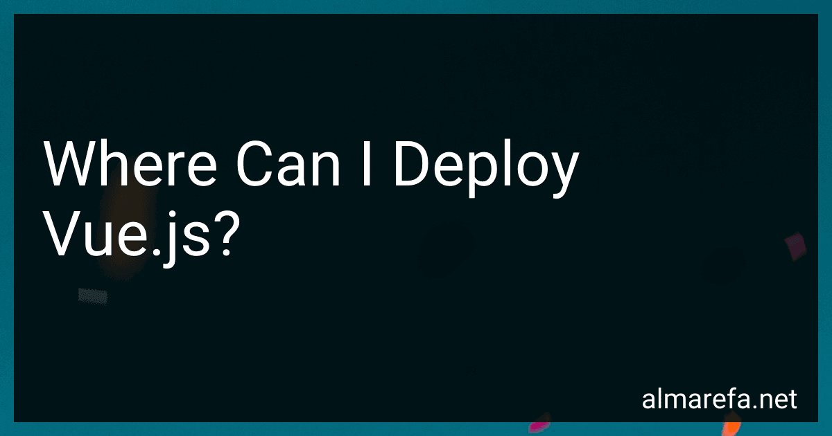 Where Can I Deploy Vue.js? image