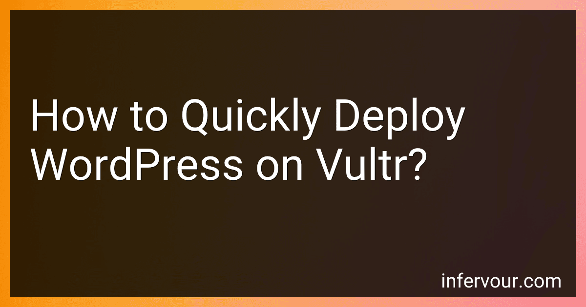How to Quickly Deploy WordPress on Vultr? image