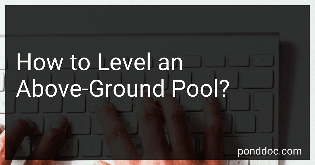 How to Level an Above-Ground Pool? image