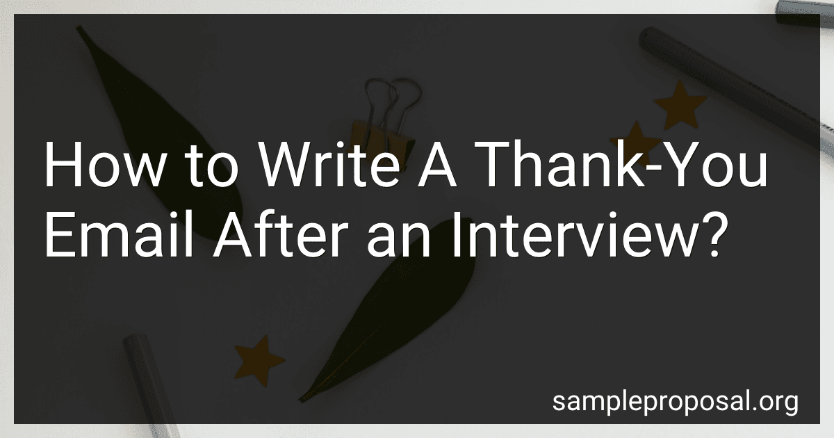 How to Write A Thank-You Email After an Interview? image