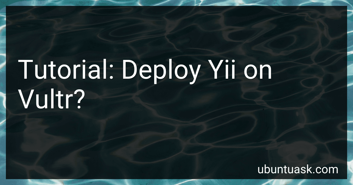 Tutorial: Deploy Yii on Vultr? image