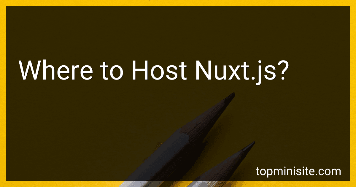 Where to Host Nuxt.js? image