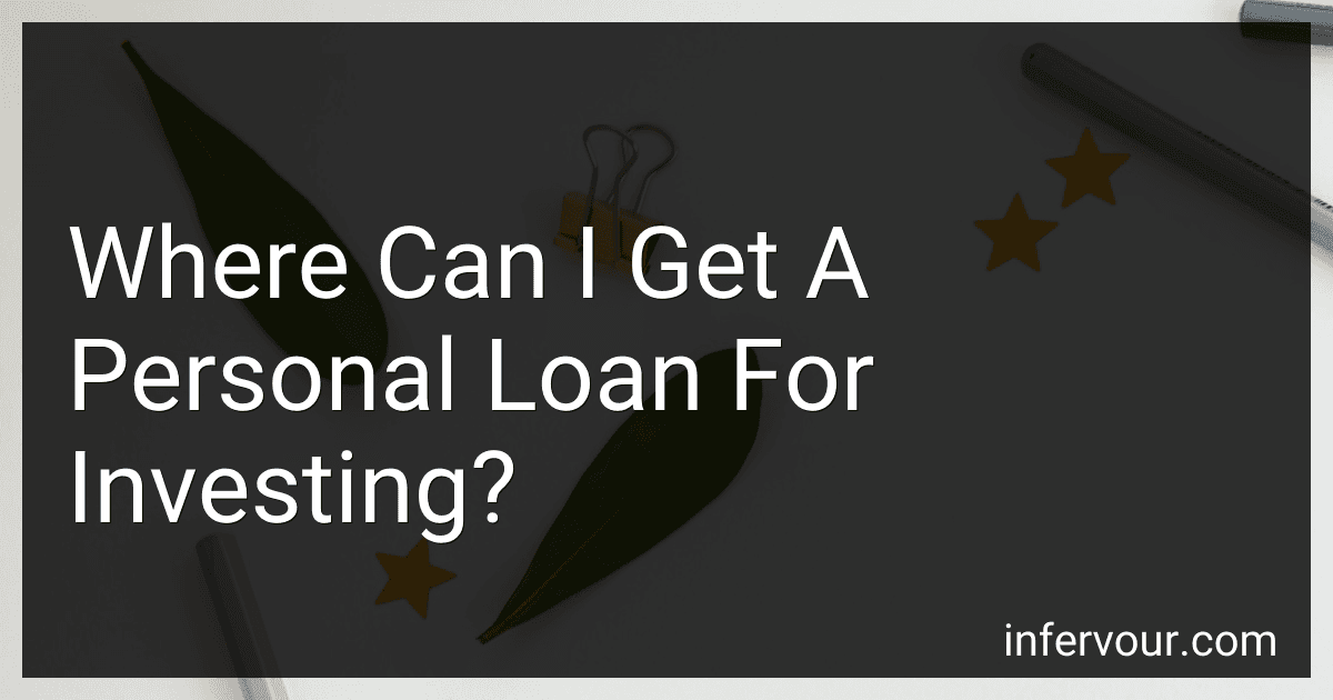 Where Can I Get A Personal Loan For Investing? image