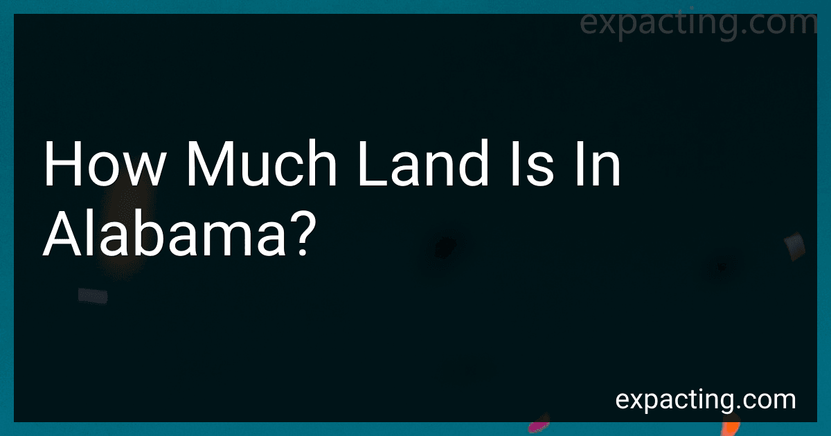 How Much Land Is In Alabama? image