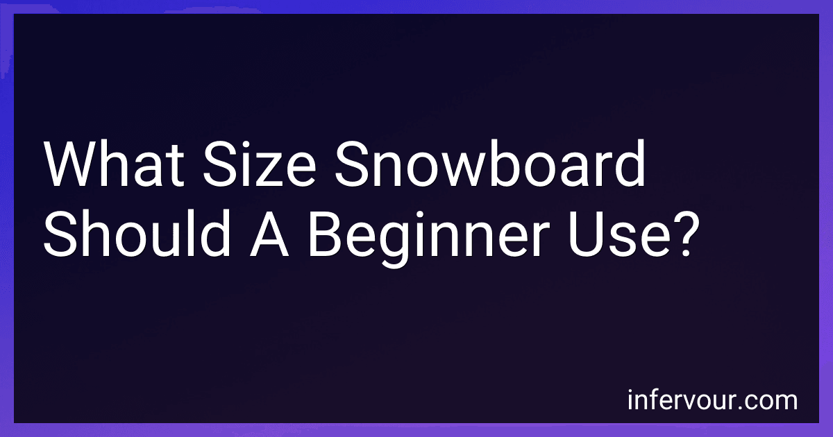 What Size Snowboard Should A Beginner Use? image