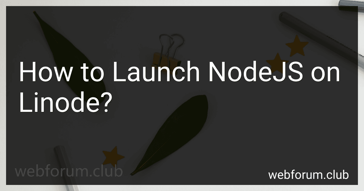 How to Launch NodeJS on Linode? image
