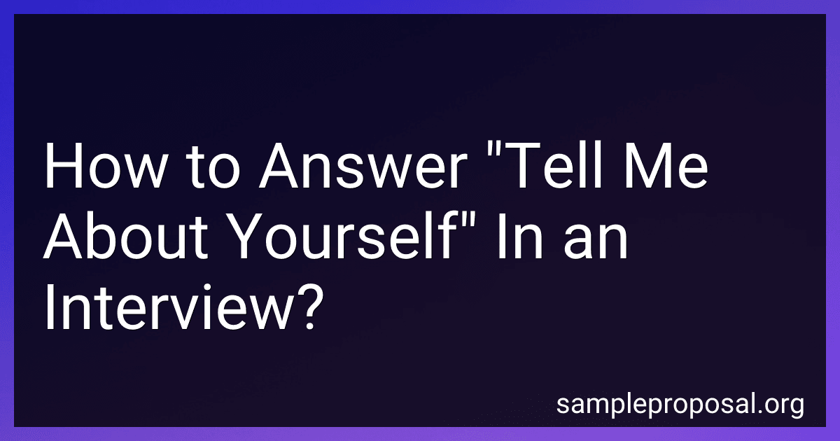 How to Answer "Tell Me About Yourself" In an Interview? image