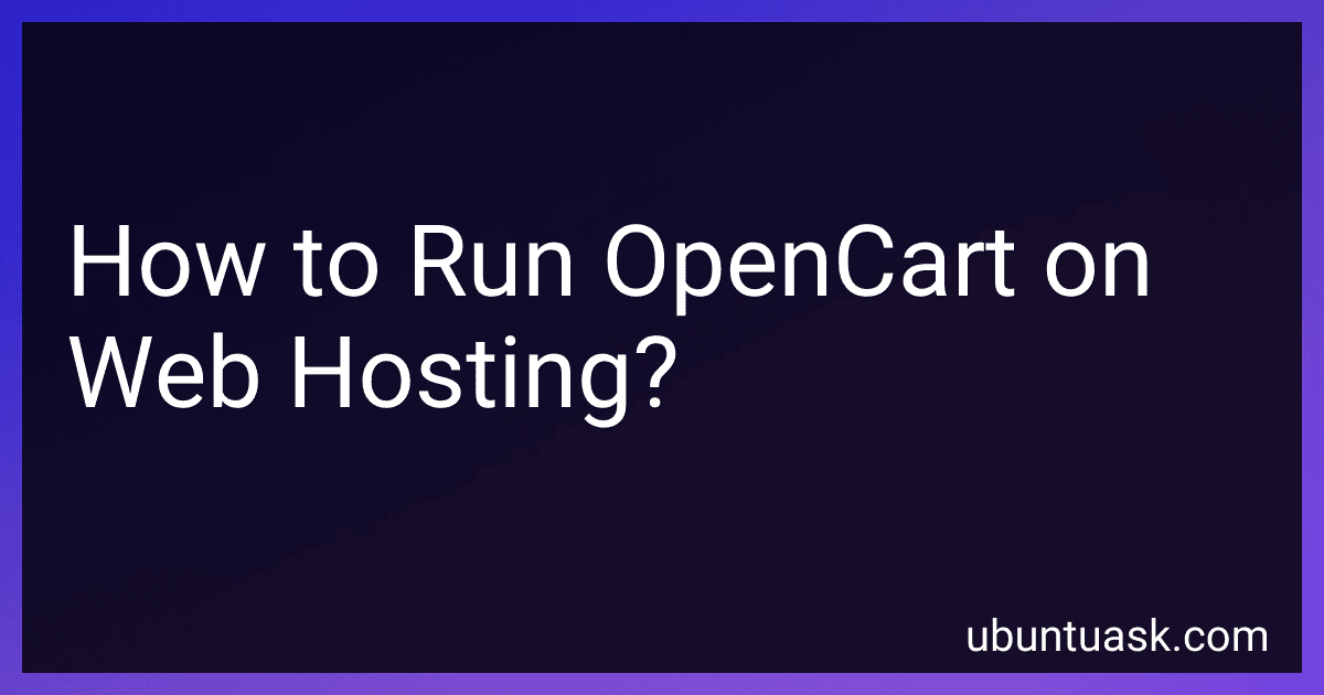 How to Run OpenCart on Web Hosting? image