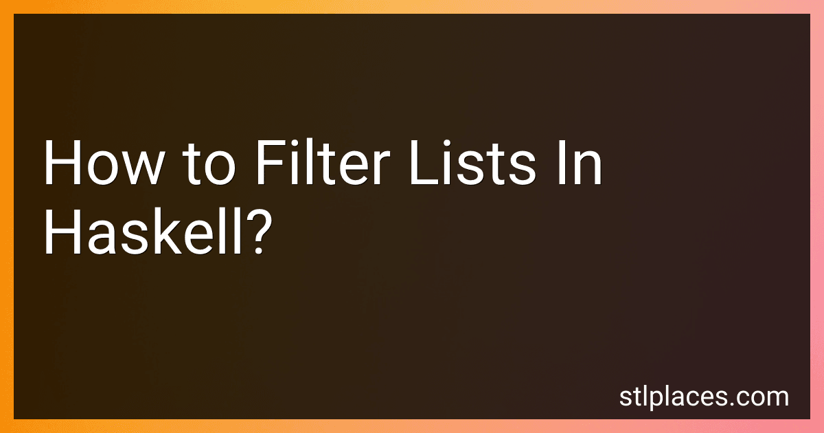 How to Filter Lists In Haskell? image
