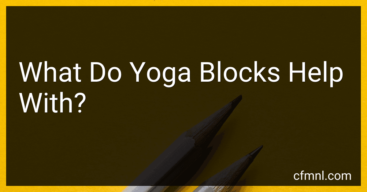 What Do Yoga Blocks Help With? image