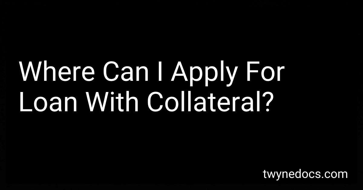 Where Can I Apply For Loan With Collateral? image
