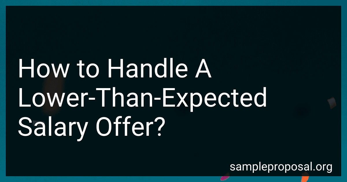 How to Handle A Lower-Than-Expected Salary Offer? image