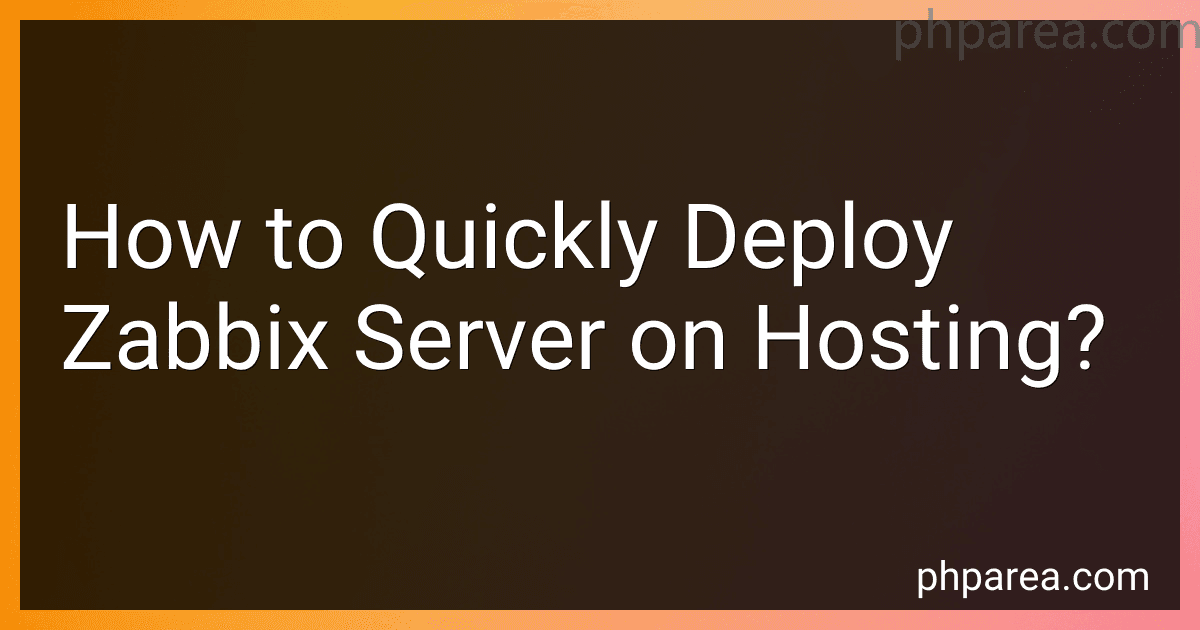 How to Quickly Deploy Zabbix Server on Hosting? image