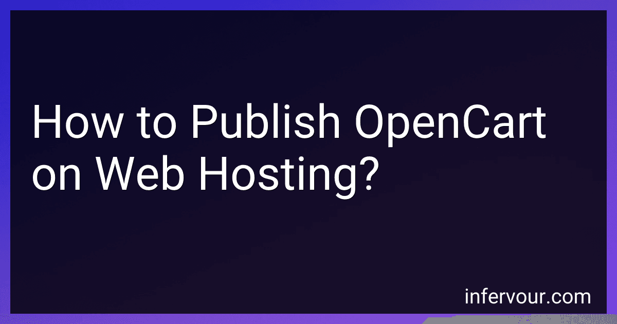 How to Publish OpenCart on Web Hosting? image