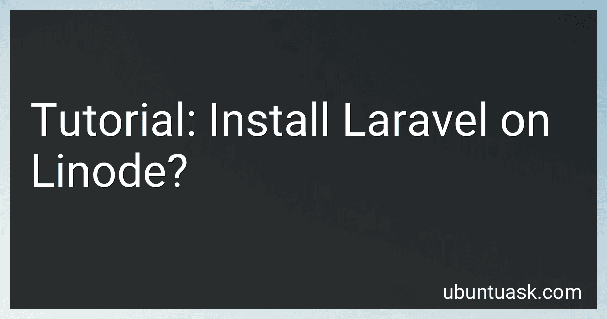 Tutorial: Install Laravel on Linode? image