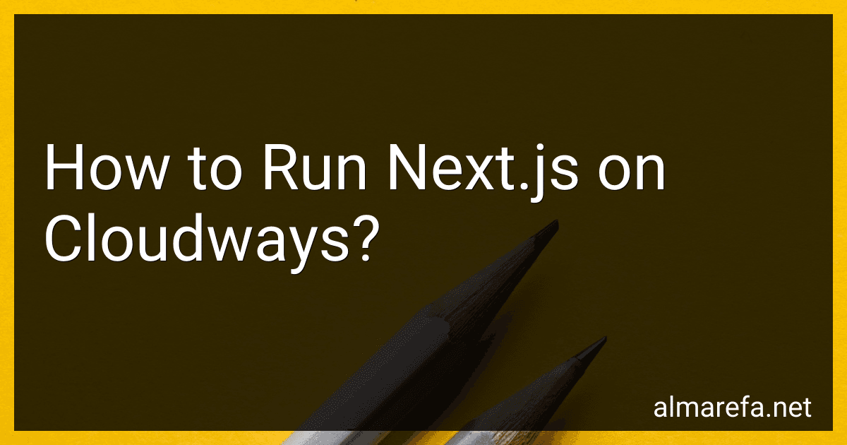 How to Run Next.js on Cloudways? image