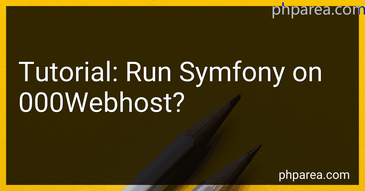 Tutorial: Run Symfony on 000Webhost? image