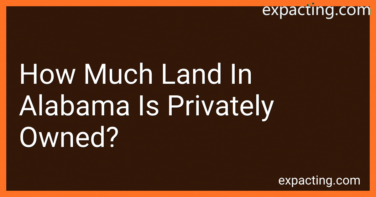 How Much Land In Alabama Is Privately Owned? image