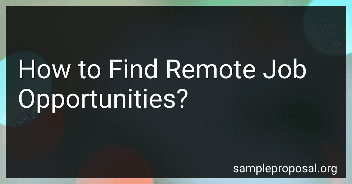 How to Find Remote Job Opportunities? image